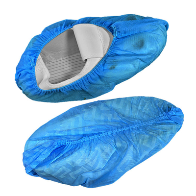 Anti Skid Disposable Non Woven Shoe Cover Thickened Full Elastic Printing