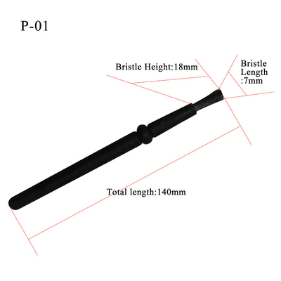 Black Carbon Fiber Antistatic Strip ESD Brush Industrial 140x18x11.5mm