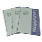 Spiral Type Customized Cleanroom ESD Notebooks For Industrial