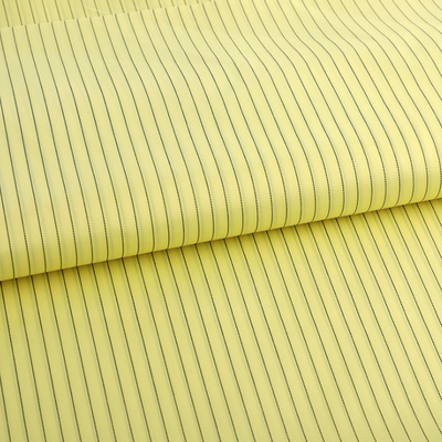 Cleanroom 5mm Stripe ESD Anti-Static Coverall With Hood Velcro Open Front