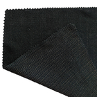165GSM 90% Nylon 10% Conductive Black Silver Knitted Fabric With Super Earthing