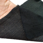 165GSM 90% Nylon 10% Conductive Black Silver Knitted Fabric With Super Earthing