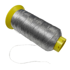 Grey Conductive Sewing Thread For Static Control Garments And Shoes