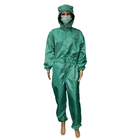 5mm Gird Washable ESD Anti-Static Bunny Suit For Cleanroom Workwear