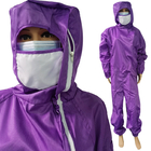 Purple Side Fastener Type 2.5mm Grid Cleanroom For Static Sensitive Environments