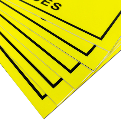 Attention Static Control Area ESD Sign Size 20x30cm Yellow Rectangle For EPA