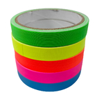 7 Colors Neon Gaffer Cloth Tape Fluorescent UV Blacklight For UV Party