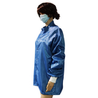 Royal Blue ESD Anti Static Jacket Knit Cuff For Microelectronics Industry