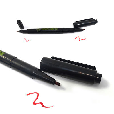 Anti Static Double Ended Marker Pen 0.5mm - 1.5mm For Cleanroom Lab EPA Office