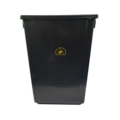 PP Plastic Black SMT Electrostatic Cleanroom Tool Box Trash Can Antistatic ESD Waste Bin