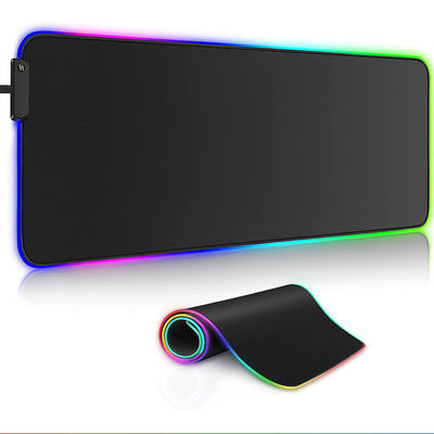 Waterproof Large RGB Gaming Mouse Pads Anti Slip Rubber Base Glowing Led Extended Mouse Pad