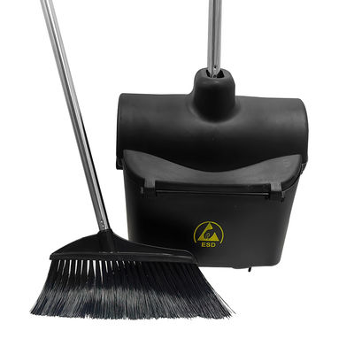 ESD Dust Free Room Anti Static Broom Dustpan Set GMP Workshop Dedicated Cleaning