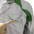 Lint Free Zipper Polyester Cotton TC Fabric Work Clothes ESD Antistatic Jacket Coat For Lab