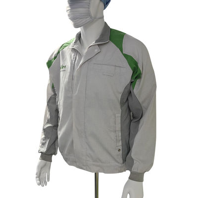 65% Polyester 33% Cotton 2% Carbon Fiber Cleanroom Garment Antistatic Lab Coat