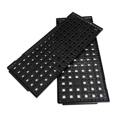 ESD Anti Static Tray For Black IC Chip Memory Electronic Components