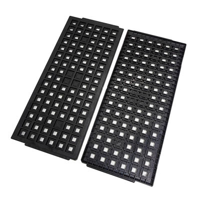 10mm*10mm*2.0mm ESD SMT Stacked Anti Static Plastic IC Storage Tray For PCB