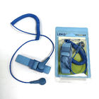 1.8M ESD Antistatic PVC Double Headed Buckle Wrist Strap For Antistatic Area Workshop Use