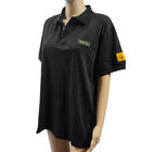 Cleanroom Safety Work Wear Cotton Carbon Fiber ESD Anti Static Polo T Shirt
