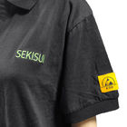Cleanroom Safety Work Wear Cotton Carbon Fiber ESD Anti Static Polo T Shirt