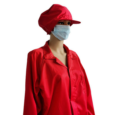 Antistatic Polyester Cotton Lab Coat Cleanroom ESD Safety Clothing Conductive Fiber