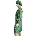 Green Color Workshop Wear ESD Anti Static Smock For Cleanroom