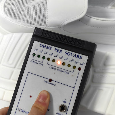 Lab White Mesh PU Insole Safety Working Anti-Static ESD Shoes