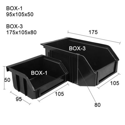 Lint Free ESD Parts Storage Bin For Industrial Use For Electronics