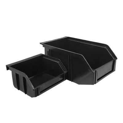 Electronic ESD SMT Rack Black PCB Packing Storage Plastic Circulation Antistatic Bin