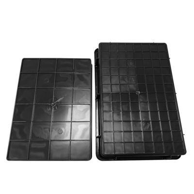 ESD PCB Tray Thicken PP Plastic Antistatic Storage Trays Black ESD Packing Blister