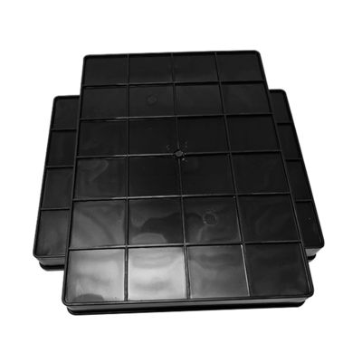 ESD PCB Tray Thicken PP Plastic Antistatic Storage Trays Black ESD Packing Blister