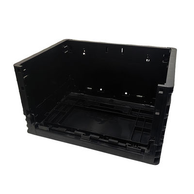 400*300*220MM Black Anti-Static Folding Box Plastic Turnover Box Foldable Plastic Box