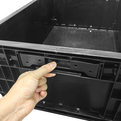 Folding Electronic Components Container Box Antistatic Box Bin Pallets Plastic PCB ESD Storage Box