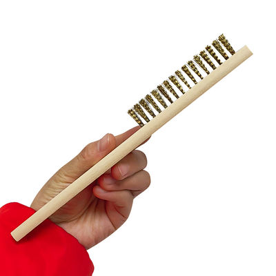 205cm Electronic Component Cleaning Steel Wire Brush Copper Plated Steel Brush