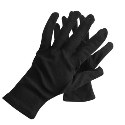 Black 100% Cotton Gloves Ceremony Breathable Moisturizing Absorbent Uniforms gloves