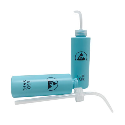 500ml ESD Antistatic Wash Bottle Plastic Squeeze Typealcohol Dispenser Anti-Static Glue Dispensi for ESD Safe Area