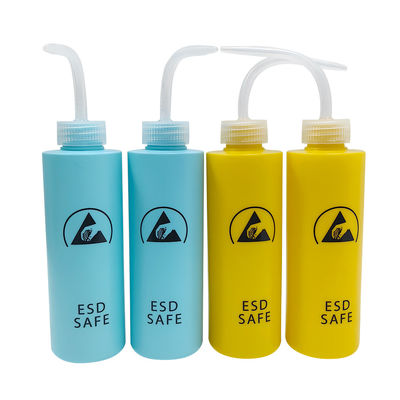 500ml ESD Antistatic Wash Bottle Plastic Squeeze Typealcohol Dispenser Anti-Static Glue Dispensi for ESD Safe Area