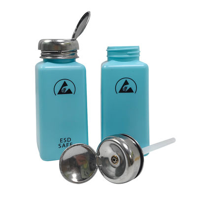 IPA 8OZ (About 240ml) ESD Plastic Solvent Dispenser Antistatic Dispenser Alcohol Bottle