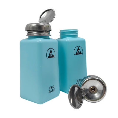 IPA 8OZ (About 240ml) ESD Plastic Solvent Dispenser Antistatic Dispenser Alcohol Bottle