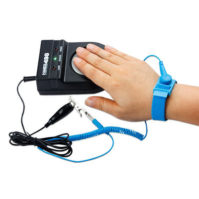 110*72*40mm Black 498 Safety Meter ESD Wrist Band Strap Tester For EPA Areas