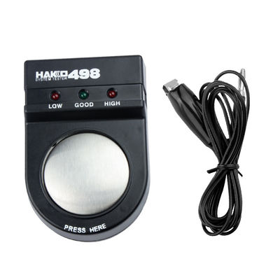 110*72*40mm Black 498 Safety Meter ESD Wrist Band Strap Tester For EPA Areas