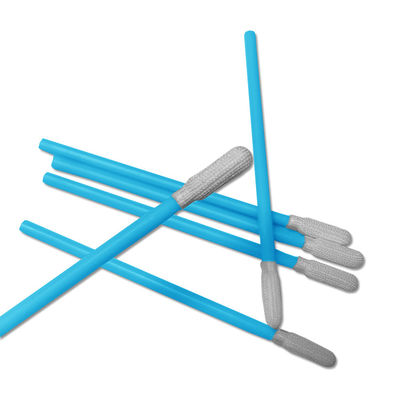 PS743 Cleaning Gap Clean Room Swabs Stick PP Handle Polyester Tip Industrial Cleanroom Swabs
