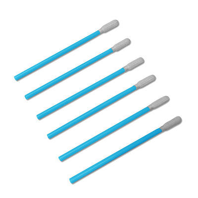 PS743 Cleaning Gap Clean Room Swabs Stick PP Handle Polyester Tip Industrial Cleanroom Swabs