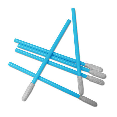 PS743 Cleaning Gap Clean Room Swabs Stick PP Handle Polyester Tip Industrial Cleanroom Swabs