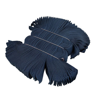 93% Polyester 7% Carbon Fiber ESD Antistatic Rib Fabric For Cleanroom Clothing Cuffs