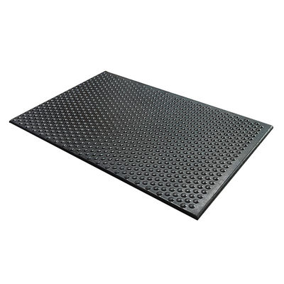 Black Rubber ESD Antistatic Cone Pattern Anti Fatigue Mat For Cleanrooms Semiconductor Workshops