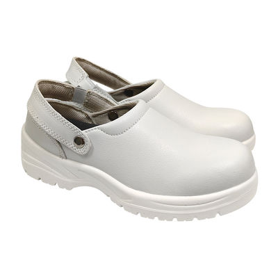 White Anti Smashing ESD Anti-Static Safety Shoes With Steel Toe Caps For Dust-Free Cleanroom Esd Work Shoes