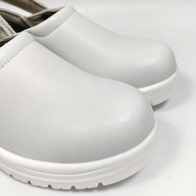White Anti Smashing ESD Anti-Static Safety Shoes With Steel Toe Caps For Dust-Free Cleanroom Esd Work Shoes