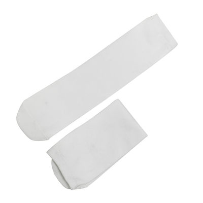 High Quality White Dust Free Cotton Sweat Absorbing Antibacterial Socks Cleanroom Socks
