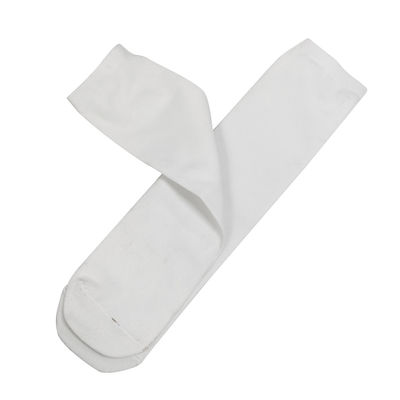 High Quality White Dust Free Cotton Sweat Absorbing Antibacterial Socks Cleanroom Socks
