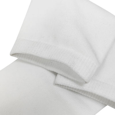 High Quality White Dust Free Cotton Sweat Absorbing Antibacterial Socks Cleanroom Socks
